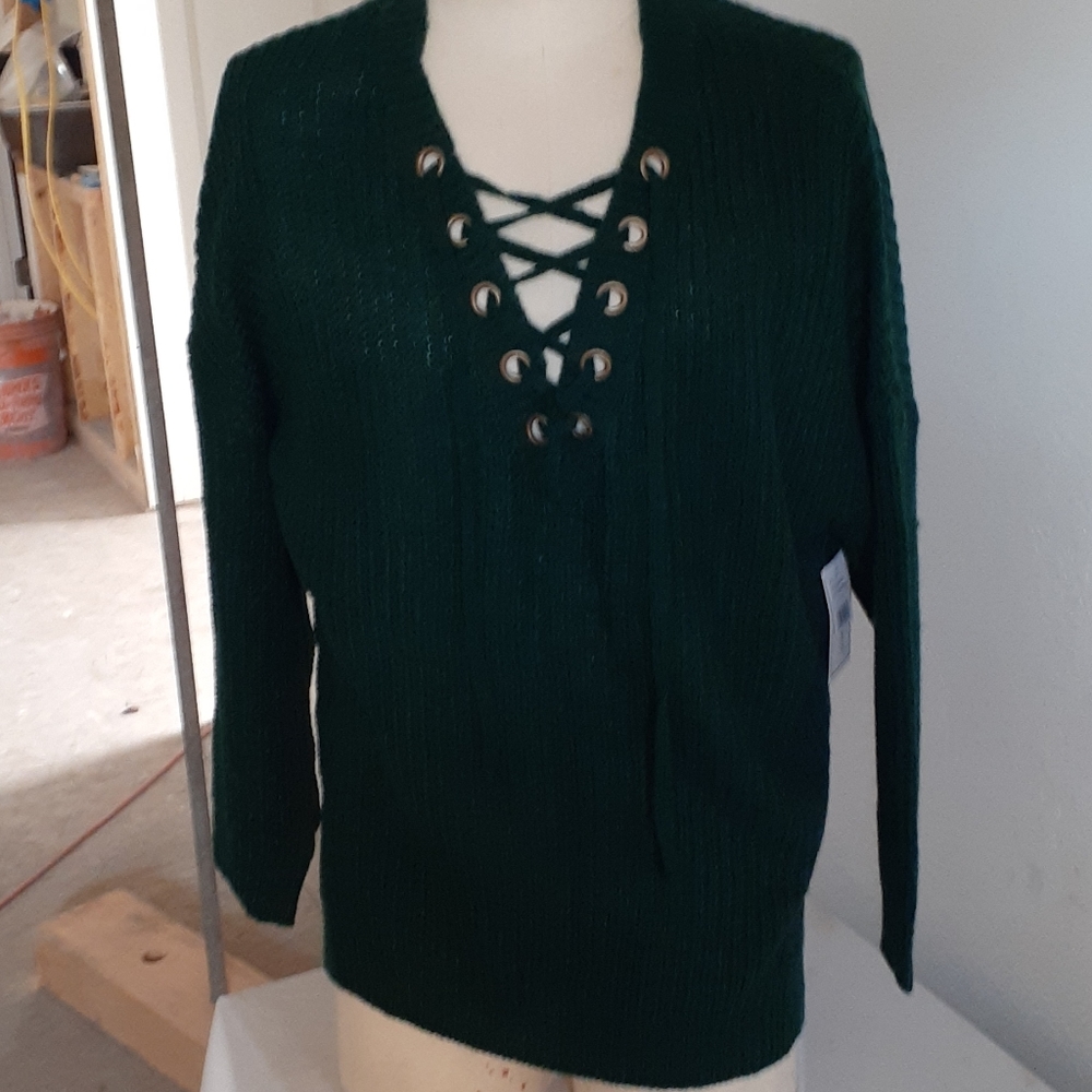 No comment long sleeve sweater